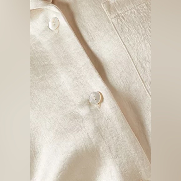 NEW - Theory Satin Camp Shirt - Picture 3 of 7